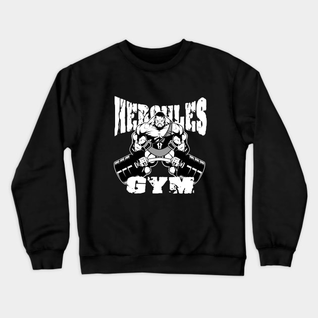 Hercules Gym 3 Crewneck Sweatshirt by Spikeani